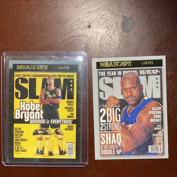 Kobe Bryant and Shaq slam basketball cards - Picture 5 of 5